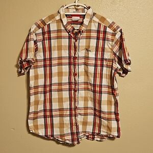 Columbia Plaid Regular Fit Button Up XL
